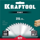 Диск пильный по дереву KRAFTOOL ″FAST″ 315х30мм, 32Т, арт. 36950-315-30