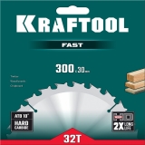 Диск пильный по дереву KRAFTOOL ″FAST″ 300х30 мм 32Т, арт. 36950-300-30