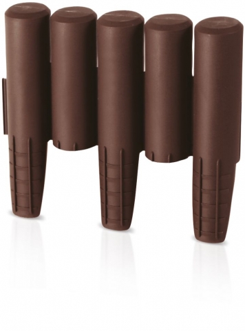 products/Заборчик для клумбы 2,7м, 10 штук коричневый Prosperplast Palisada IPAL5-R222