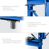ЗУБР ПГН-20 20т пресс гидравлический с гидронасосом и манометром, Профессионал 43072-20