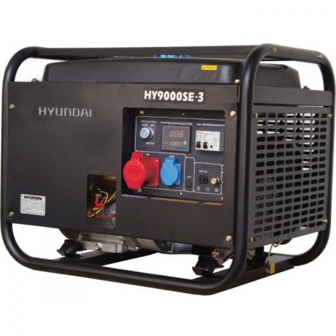 products/Генератор бензиновый Hyundai HY 9000SE-3