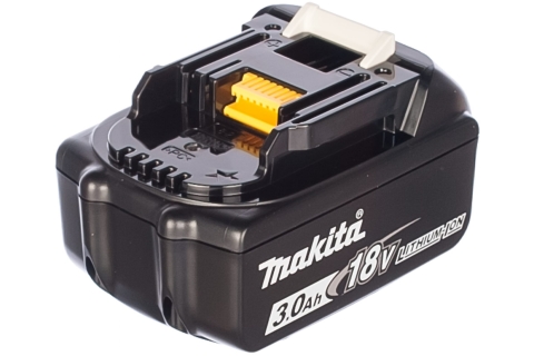 products/Аккумулятор Makita тип BL1830 (18В, 3Ач, Li-ion, коробка, с индикатором), арт. 191067