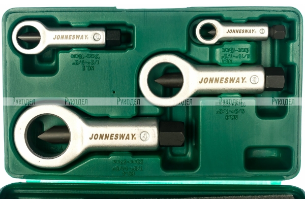 Гайколомы в наборе, диапазон 9-27 мм, 4 предмета Jonnesway AG010109A