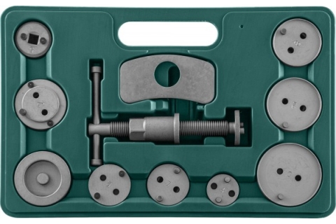 products/Комплект инструмента для развода поршней тормозных цилиндров, 11 предметов Jonnesway AN010001