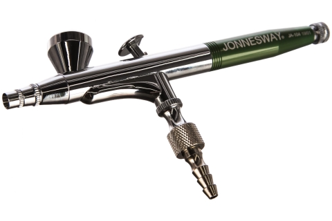 products/JA-104 Аэрограф, бачок верхний металлический 1.5 мл, дюза 0.2 мм.Jonnesway