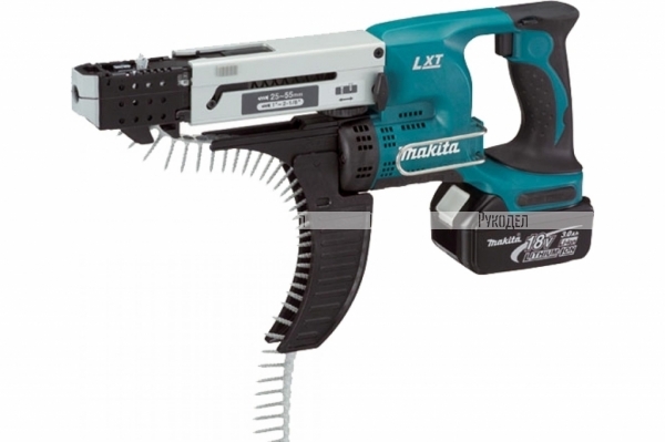 Аккумуляторный магазинный шуруповерт Makita DFR750RFE арт. 182629