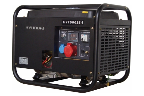 products/Бензиновый генератор HYUNDAI HY 7000SE-3