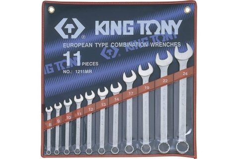 products/Набор комбинированных ключей 8-24мм 11шт KING TONY 1211MR