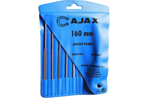 products/Набор из 6-ти надфилей с ручкой в виниловом футляре AJAX 286213931606