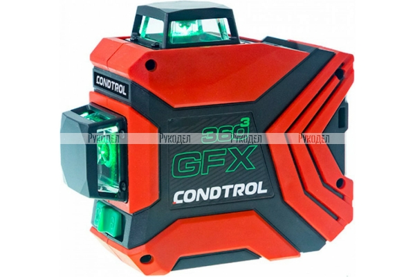 Комплект лазерный нивелир CONDTROL GFX360-3 + штатив CONDTROL Н150 (1-5-202)