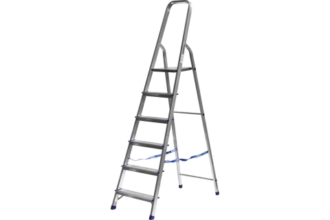 products/Лестница-стремянка СИБИН алюминиевая, 6 ступеней, 124 см арт. 38801-6