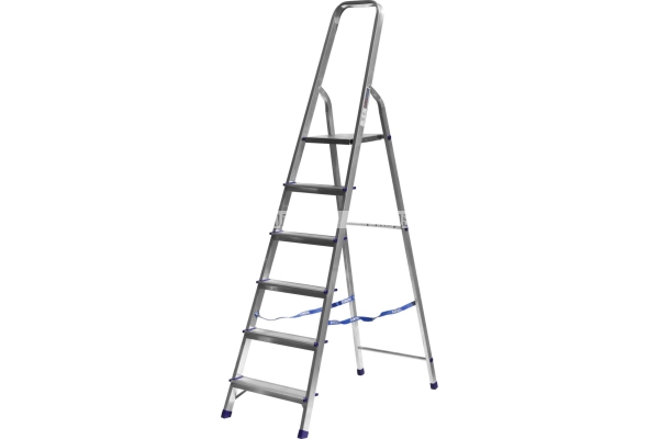 Лестница-стремянка СИБИН алюминиевая, 6 ступеней, 124 см арт. 38801-6