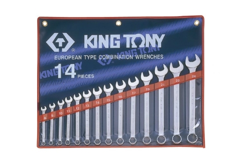 products/Набор комбинированных ключей KING TONY 5/16"-1-1/4" 14 предметов 1214SR