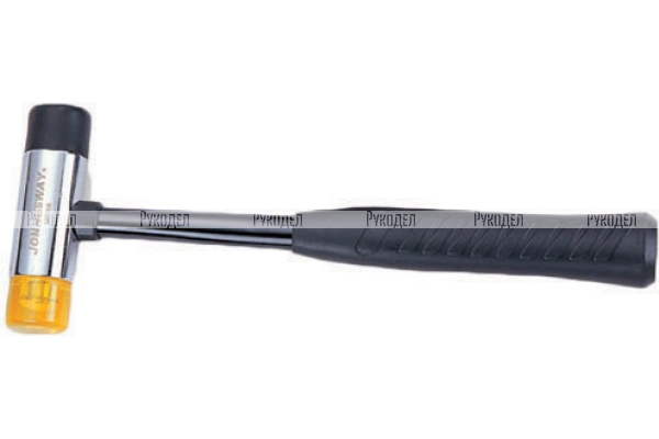 M07016 Молоток с мягкими бойками и фиберглассовой ручкой, 840 гр.Jonnesway