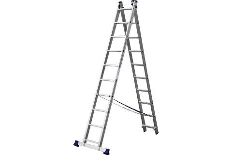 products/Лестница СИБИН универсальная, двухсекционная, 10 ступеней арт. 38823-10 