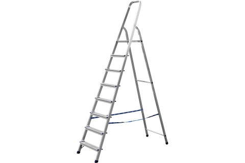 products/Лестница-стремянка СИБИН алюминиевая, 8 ступеней, 166 см арт. 38801-8