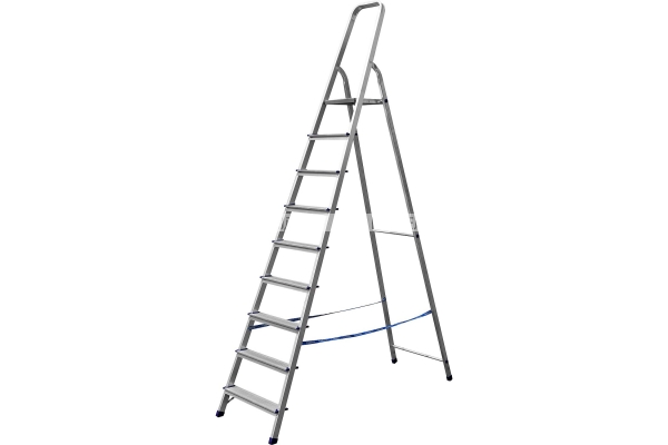 Лестница-стремянка СИБИН алюминиевая, 9 ступеней, 187 см арт. 38801-9