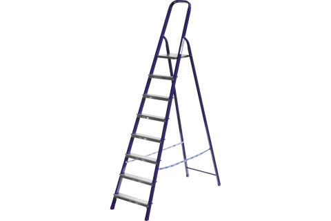products/Лестница-стремянка СИБИН стальная, 8 ступеней, 166 см арт. 38803-08