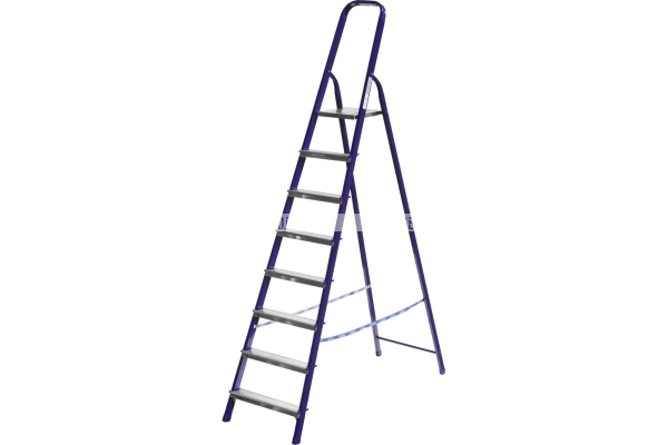 Лестница-стремянка СИБИН стальная, 8 ступеней, 166 см арт. 38803-08