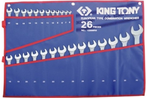 products/Набор комбинированных ключей KING TONY 6-32 мм 26 предметов 1226MRN