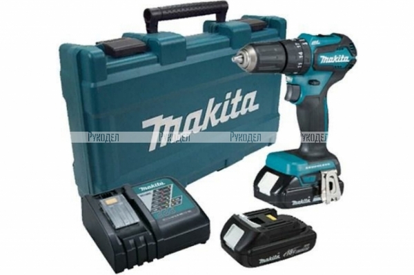 Аккумуляторная дрель-шуруповерт Makita DHP483SYE (арт. 190482)