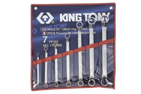 products/Набор накидных ключей KING TONY 1/4"-9/8", 7 шт. 1707SR