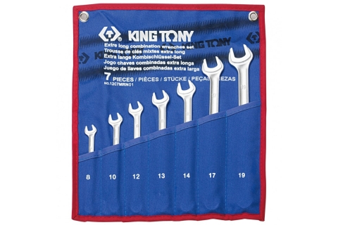 products/Набор комбинированных удлиненных ключей 8-19 мм KING TONY 12C7MRN01