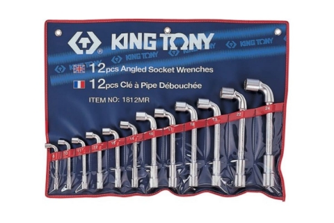 products/Набор торцевых L-образных ключей (8-24 мм, 12 предметов) KING TONY 1812MR