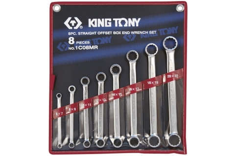 products/Набор накидных ключей 6-22мм 8шт KING TONY 1C08MR