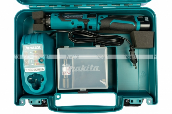 Аккумуляторная отвертка Makita DF012DSE (арт. 186748)