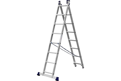 products/Лестница СИБИН универсальная, двухсекционная, 8 ступеней арт. 38823-08
