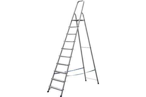 products/Лестница-стремянка СИБИН алюминиевая, 10 ступеней, 208 см арт. 38801-10