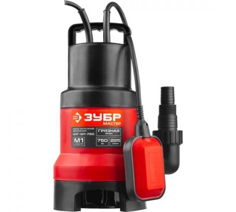 products/Дренажный насос ЗУБР 750 Вт для грязной воды НПГ-М1-750