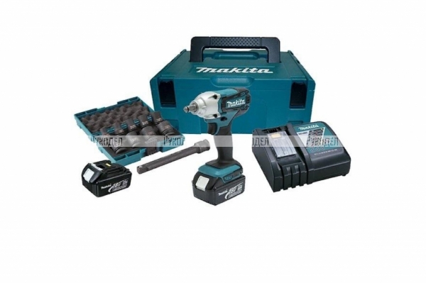 Аккумуляторный гайковерт Makita DTW190JX3 (арт. 192258)