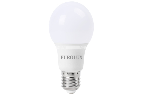 Лампа светодиодная LL-E-A60-7W-230-4K-E27 (груша, 7Вт, нейтр., Е27) в коробке 10 шт. Eurolux, арт. 900/76/2/12