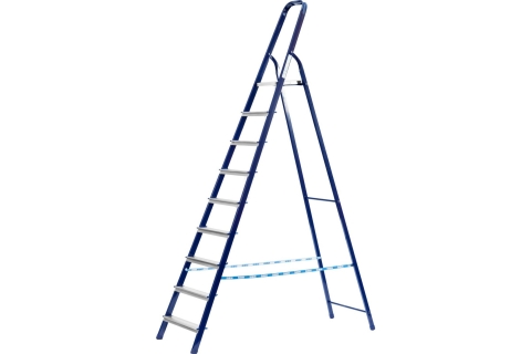 products/Лестница-стремянка СИБИН стальная, 10 ступеней, 208 см арт. 38803-10