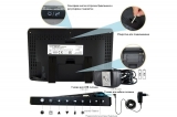 Метеостанция FIRST, цветной LED-диспл., USB-зарядка устройств, беспроводной датчик.Черный, FA-2461-4 Black