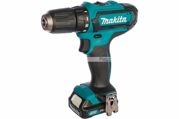 Аккумуляторная дрель-шуруповерт Makita DF331DWAX2 арт.184350