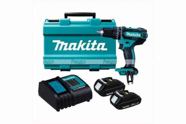 Аккумуляторная дрель-шуруповерт Makita DHP482SYE (арт. 190481)