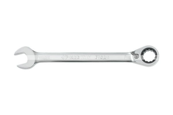 Трещоточный комбинированный ключ с флажковым переключением 22мм KING TONY 373222M