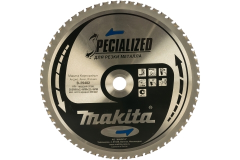products/Пильный диск Makita Specialized B-29402 305х25.4 мм  179627	