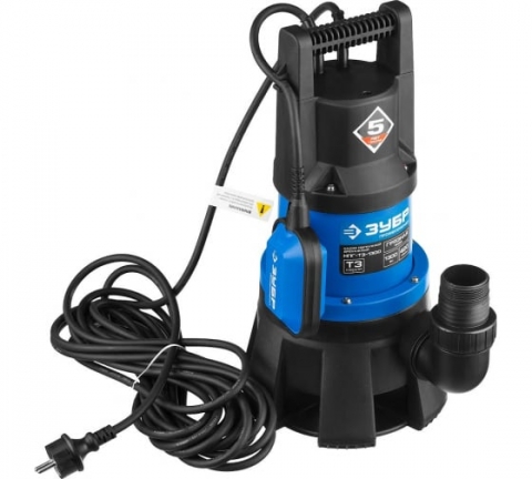 products/Дренажный насос ЗУБР Профессионал 1300 Вт для грязной воды НПГ-Т3-1300
