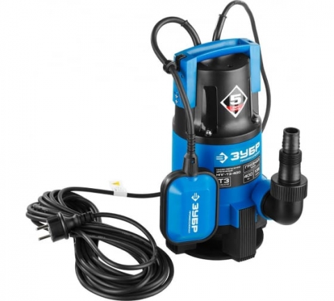 products/Дренажный насос ЗУБР Профессионал 400 Вт для грязной воды НПГ-Т3-400