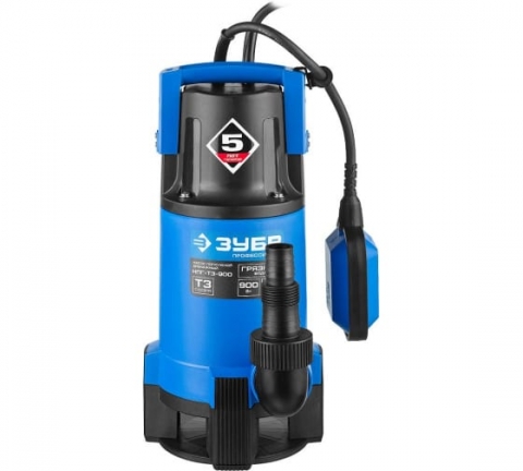 products/Дренажный насос ЗУБР Профессионал 900 Вт для грязной воды НПГ-Т3-900