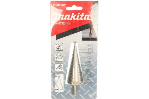 products/Сверло ступенчатое по металлу 4-32*102мм Makita D-40107,  арт.172470
