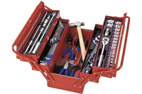 products/Универсальный набор инструментов (раскладной ящик, 65 предметов) KING TONY 902-065MR01