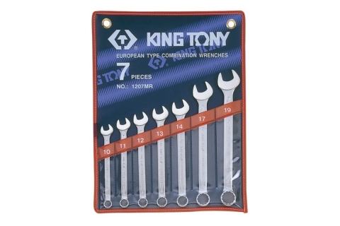 products/Набор комбинированных ключей KING TONY 10-19 мм 7 предметов 1207MR