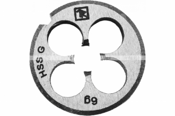 MD142 Плашка D-COMBO круглая ручная М14х2.0, HSS, Ф38х14 мм.Thorvik