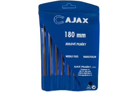 products/Набор из 6-ти надфилей с ручкой в виниловом футляре 3 AJAX, 286213931826