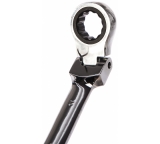 Набор комбинированных гаечных ключей трещоточных шарнирных с  адаптерами, 10 шт, 8 - 19 мм, ЗУБР арт.27102-H10